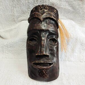 Antique 12 1/4" African Tribal Wall Mask!!